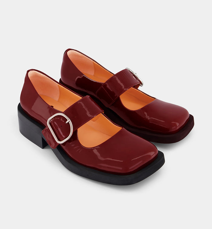 Monae Buckle Shoe | Cherry Gloss