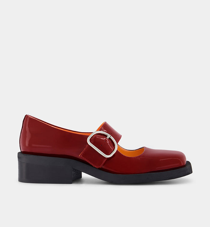 Monae Buckle Shoe | Cherry Gloss