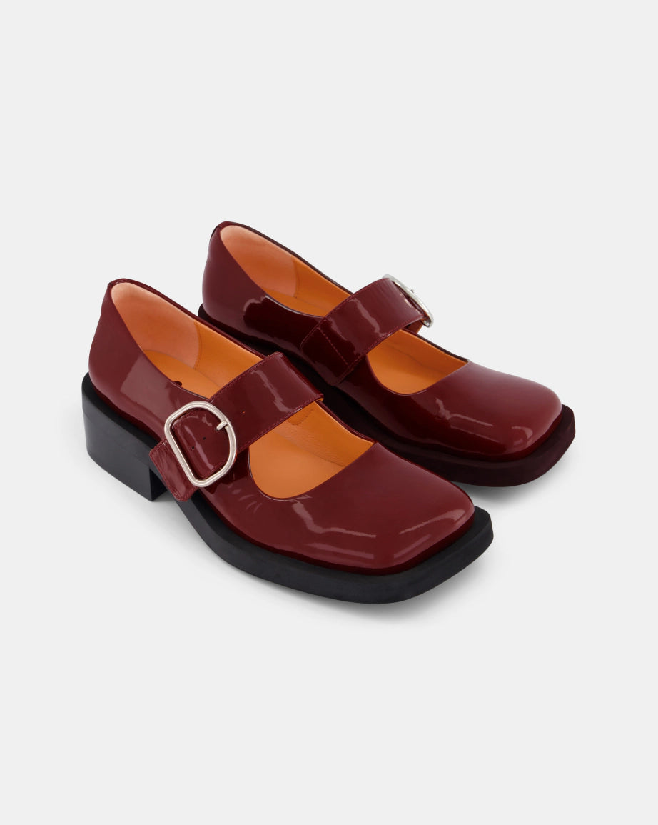 Monae Buckle Shoe | Cherry Gloss