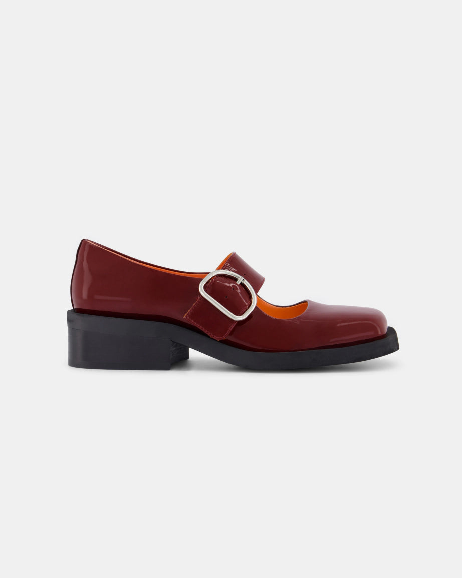 Monae Buckle Shoe | Cherry Gloss