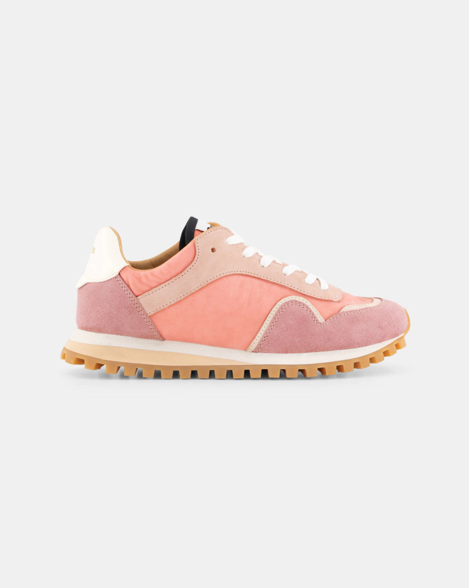 Moon Street Lace Up Sneaker | Washed Pink