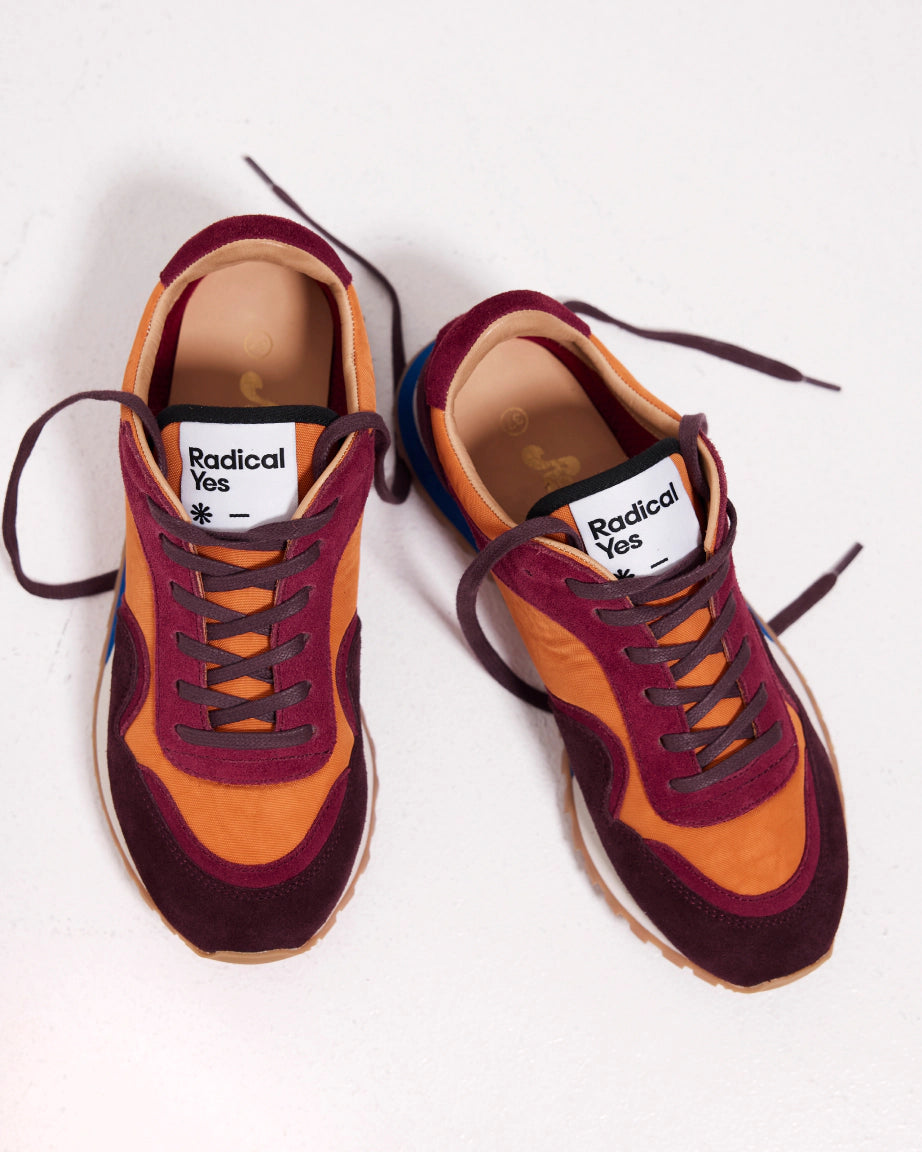 Moon Street Lace Up Sneaker | Mango & Cherry