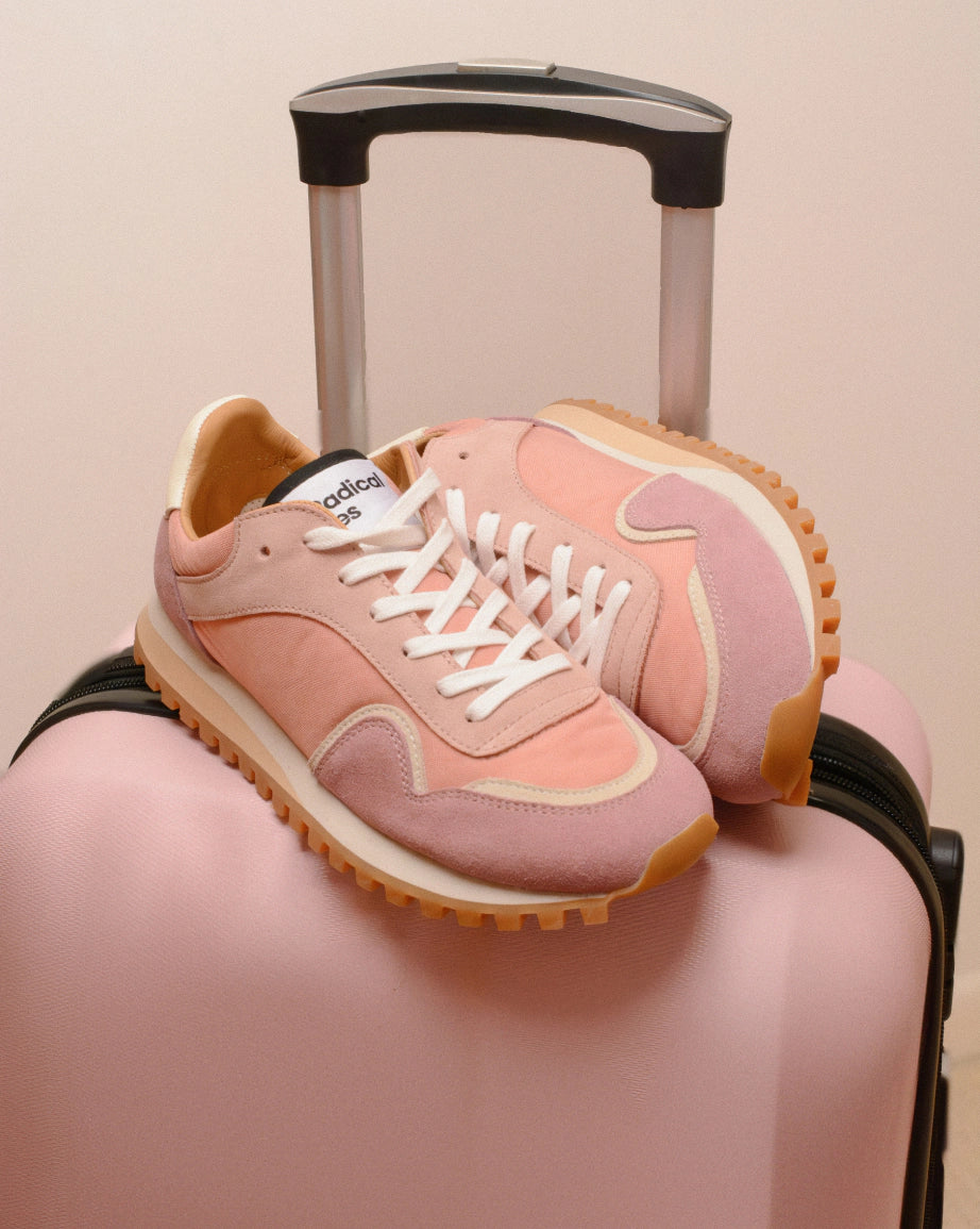 Moon Street Lace Up Sneaker | Washed Pink