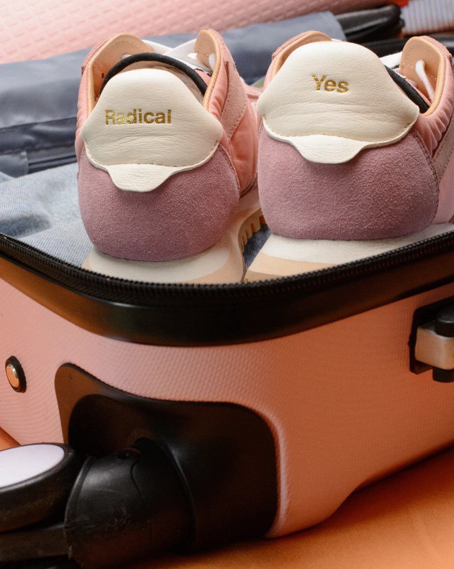 Moon Street Lace Up Sneaker | Washed Pink