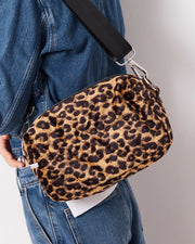 North Star Clutch | Leopard Velvet