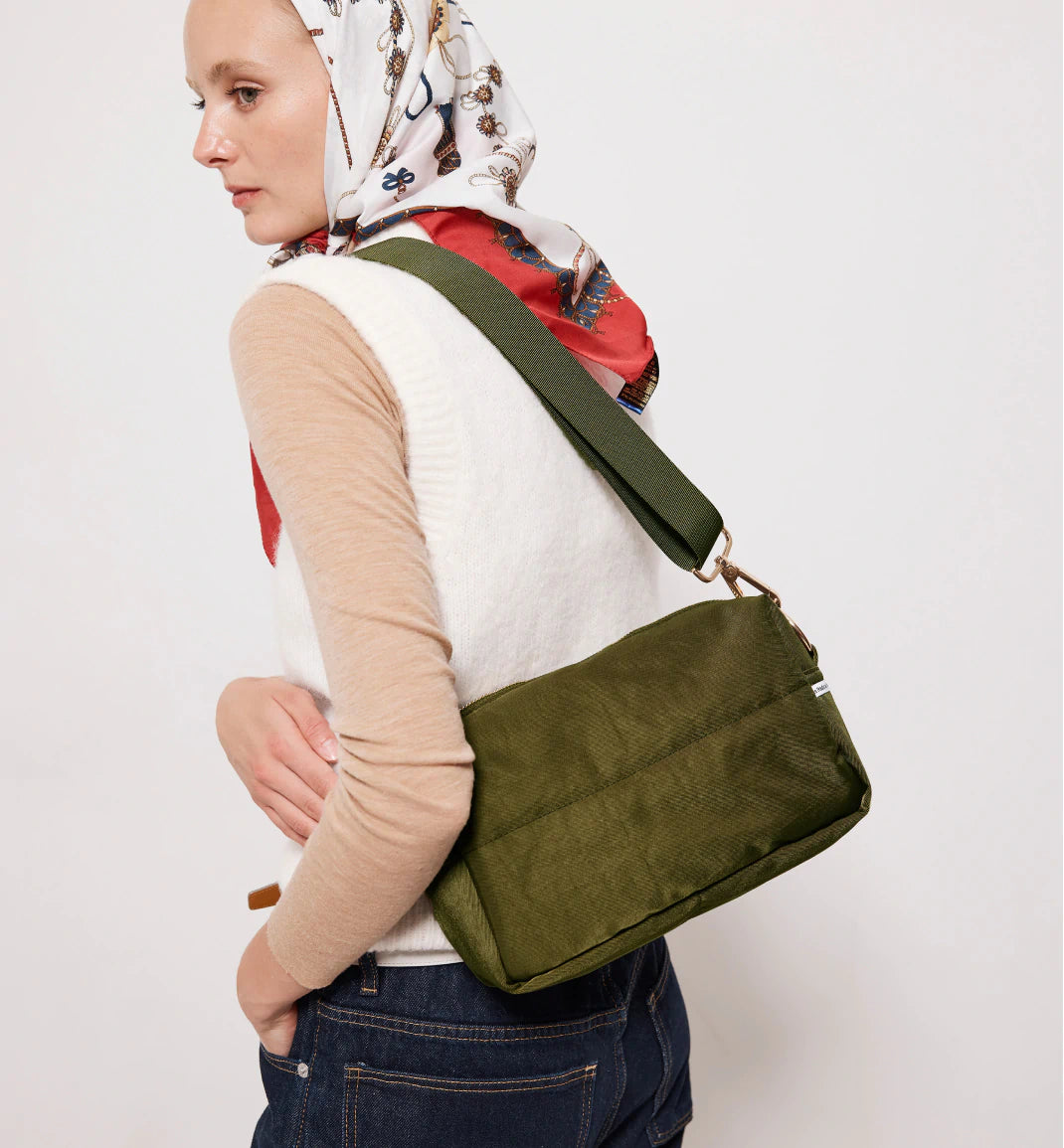 North Star Nylon Clutch | Olive