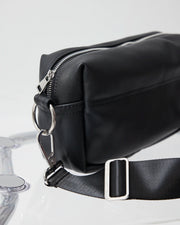 North Star Leather Clutch | Black