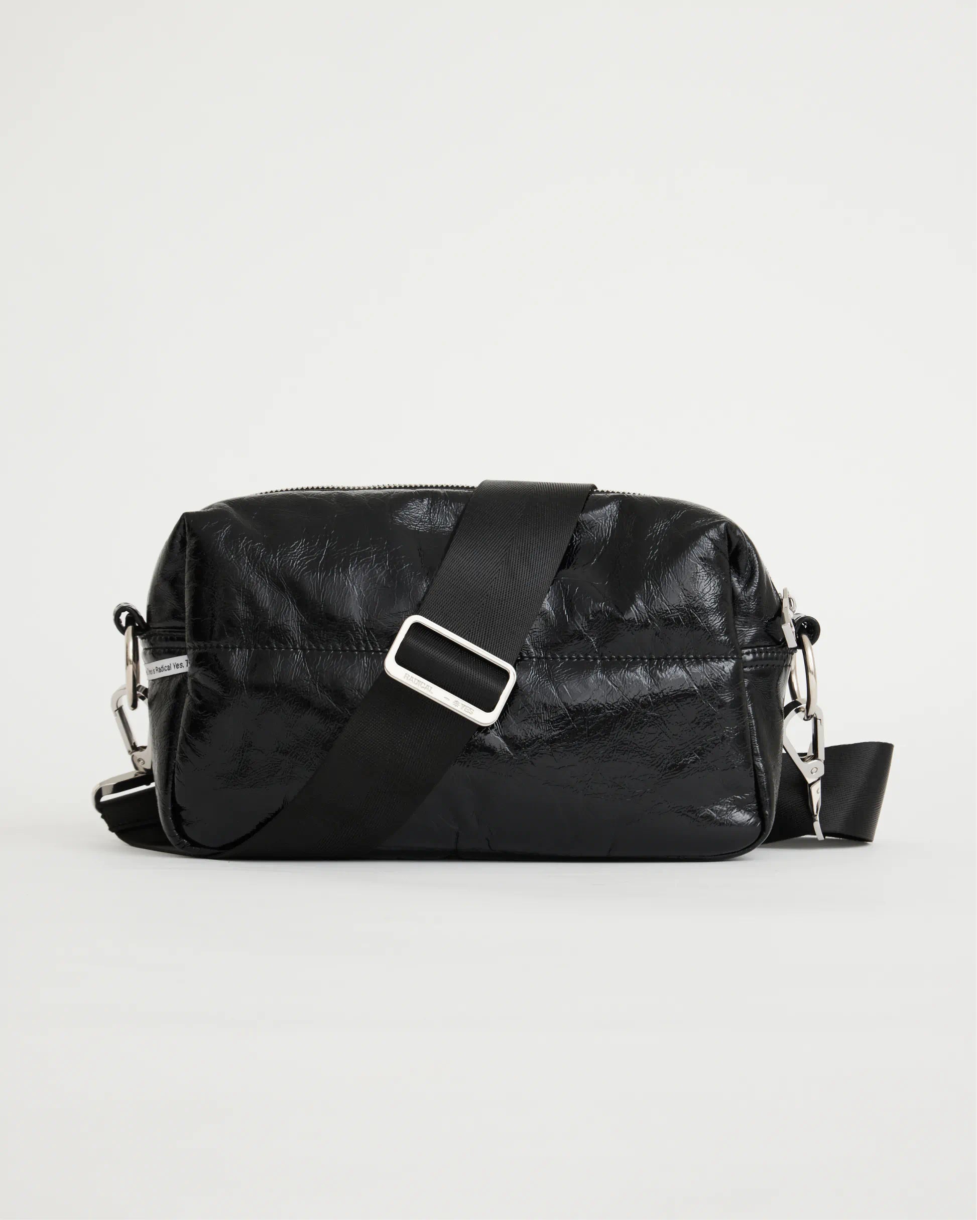North Star Leather Clutch | Black Crush
