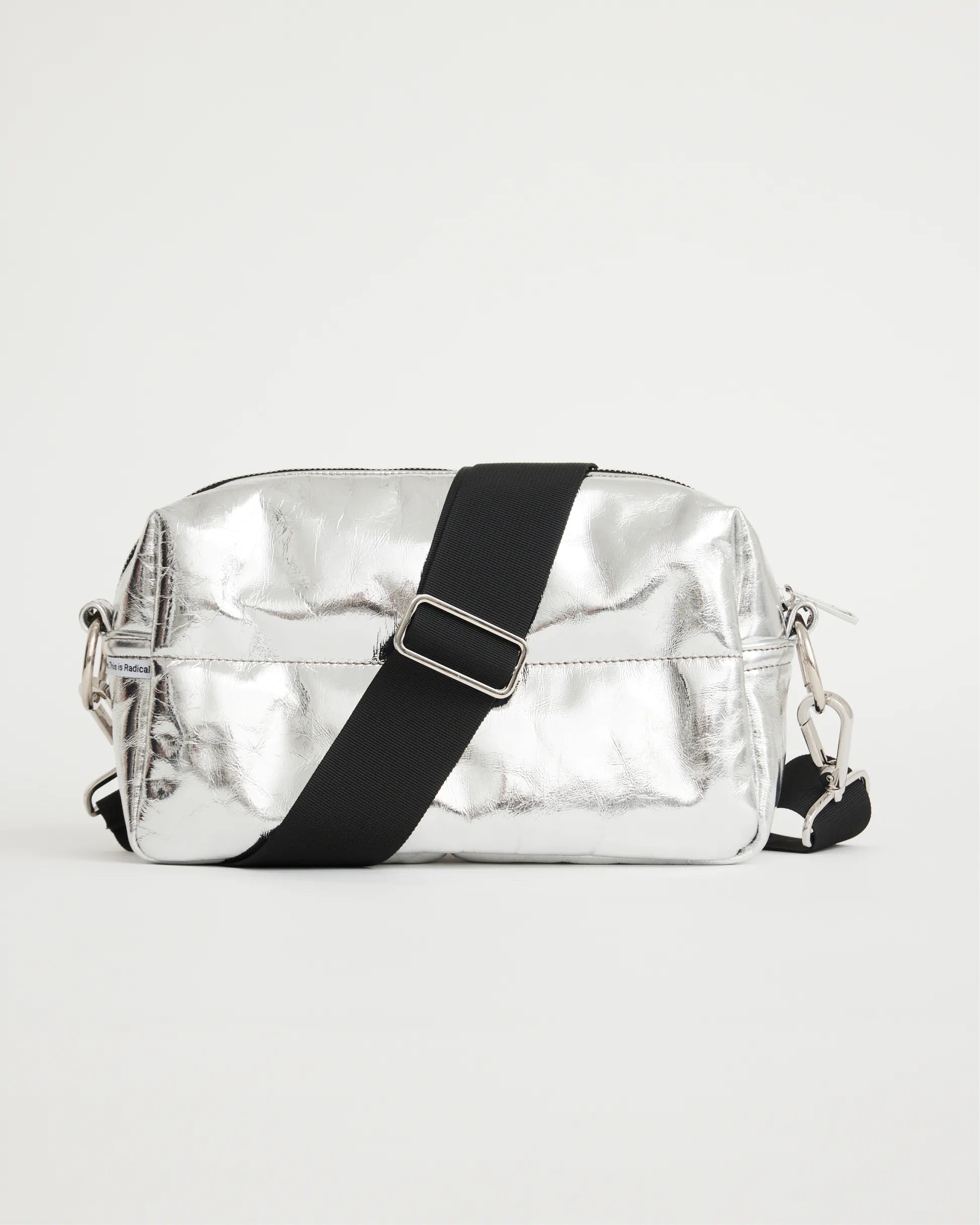 North Star Leather Clutch | Silver Crush