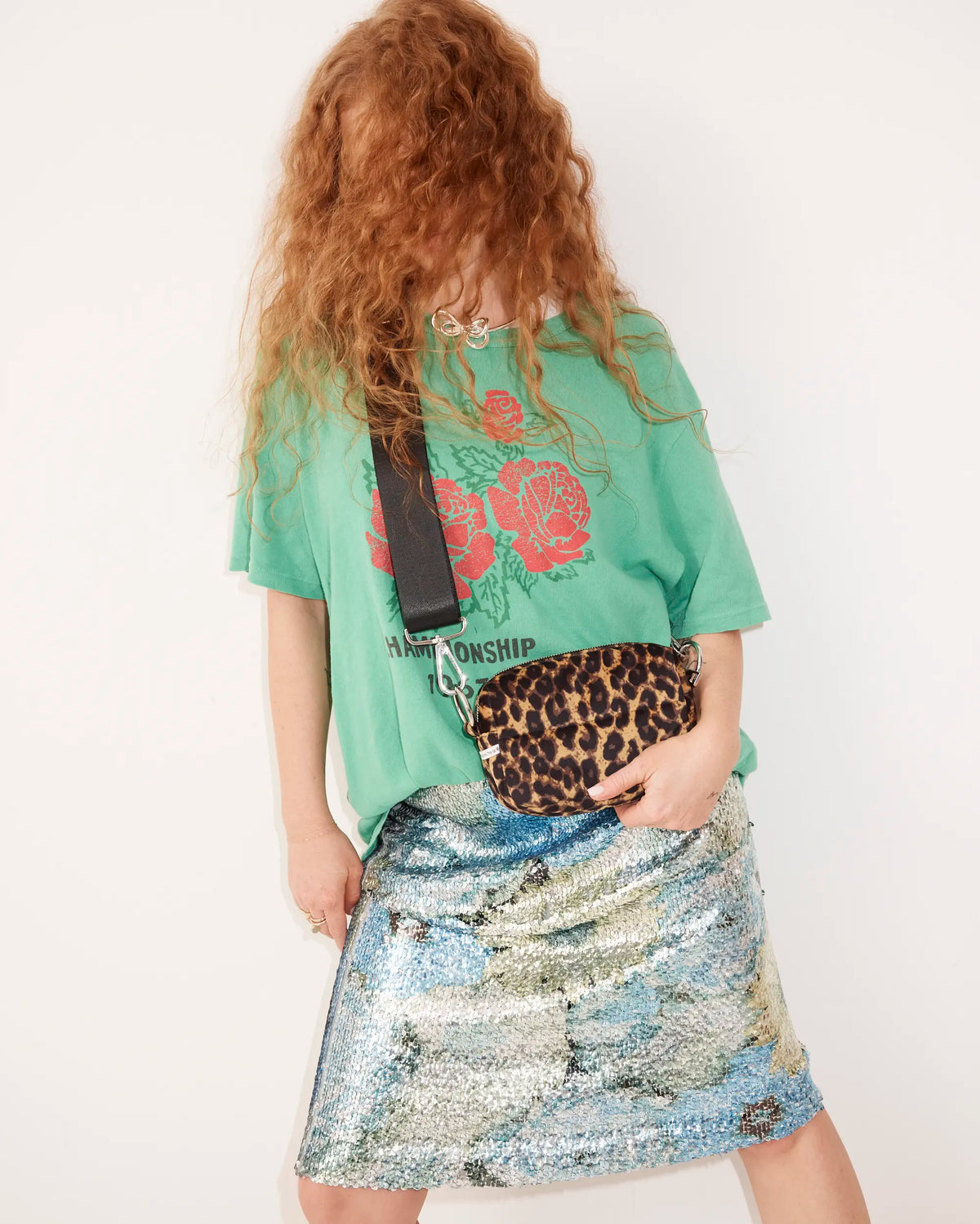 North Star Mini | Leopard Print Velvet