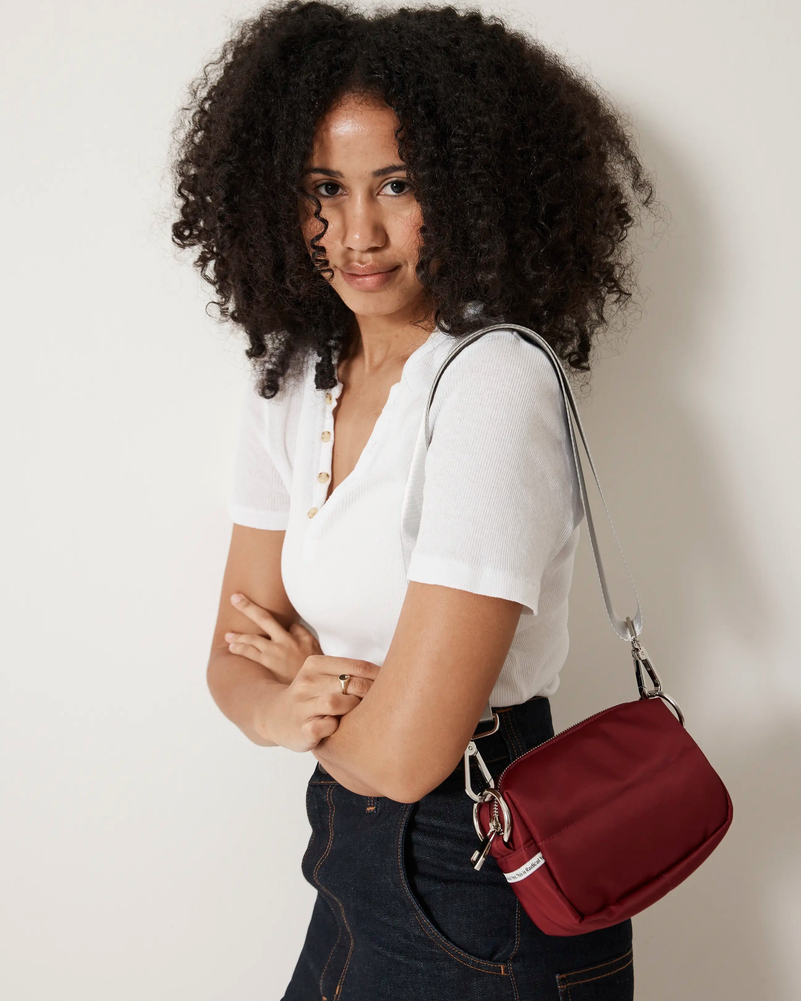 North Star Mini Nylon Clutch | Biking Red