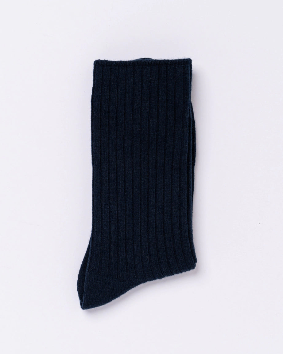 Chusette 100% Premium Wool Seamless Socks | Navy Blue