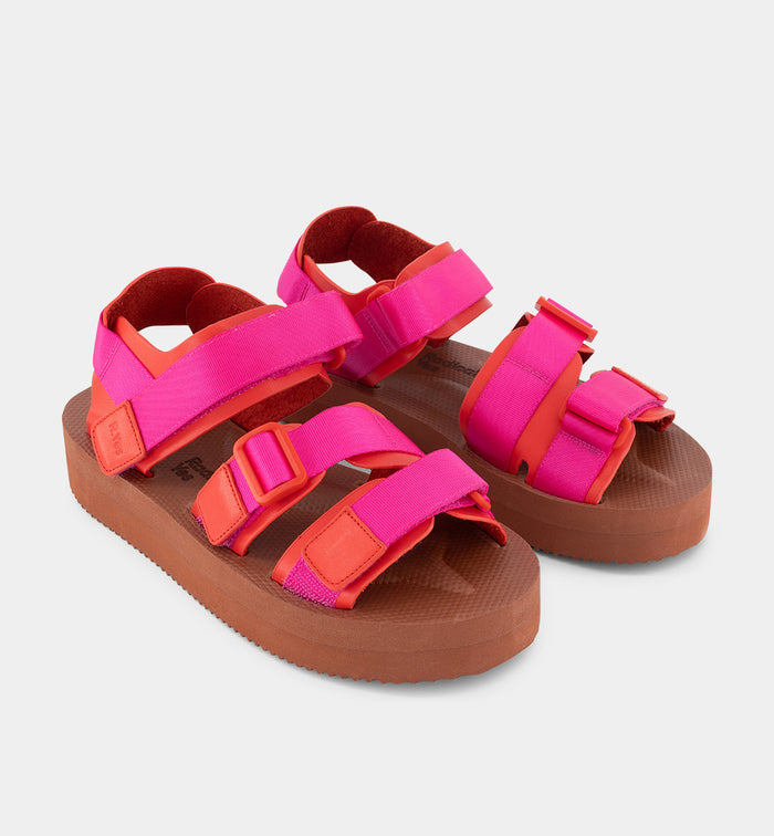 Neptune 2.0 Athletic Sandal l Warm Red and Crimson