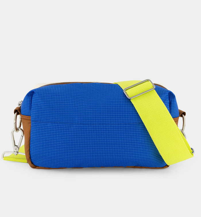 North Star Nylon Clutch | Retro Blue and Milk