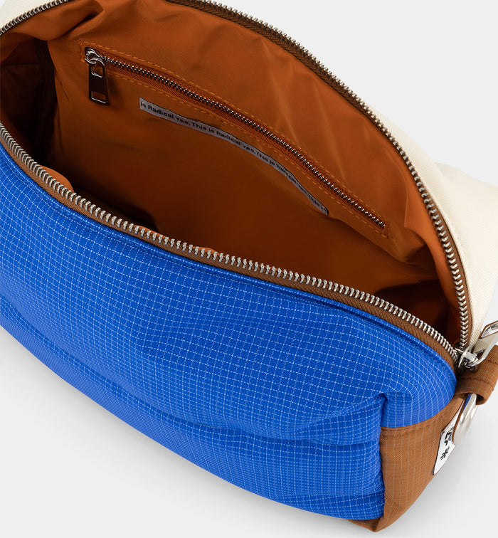 North Star Nylon Clutch | Retro Blue and Milk