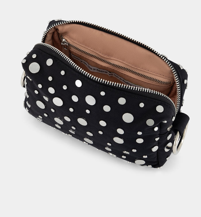 North Star Nylon Clutch Mini | Black Stud