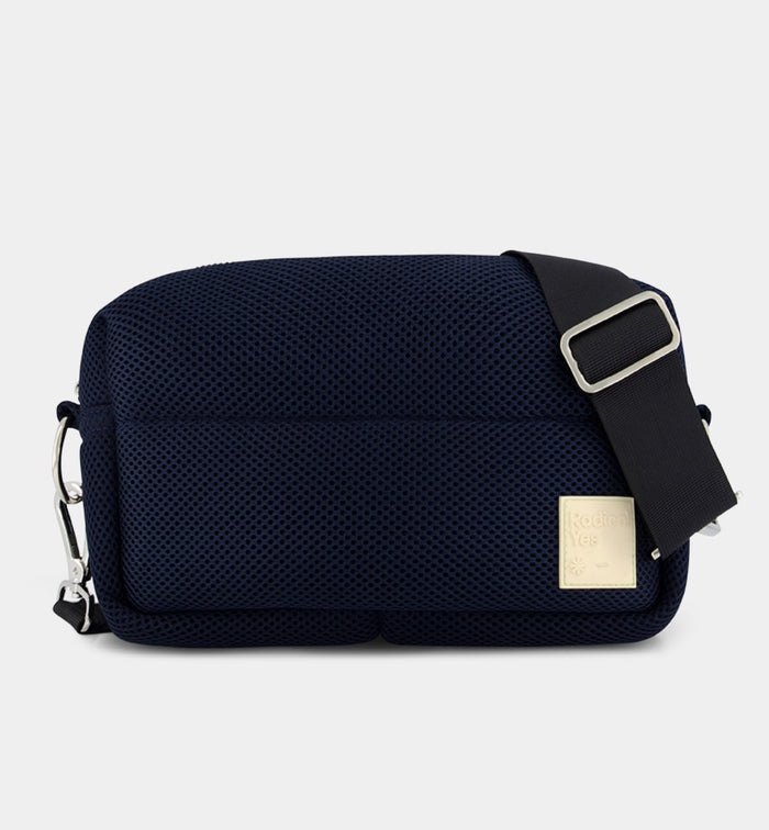 North Star Clutch | Midnight Blue Mesh