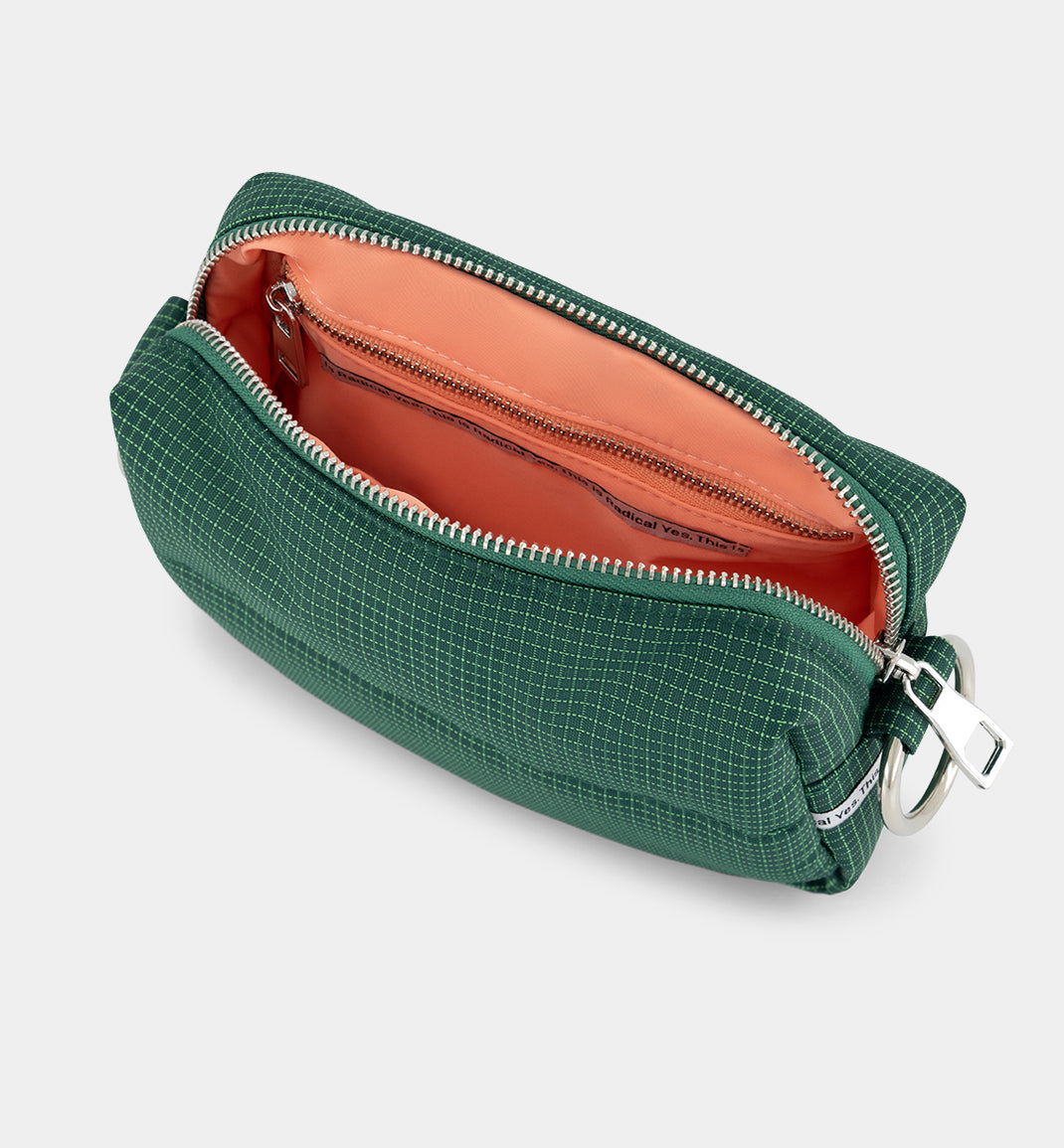North Star Nylon Clutch Mini | Green Ripstop