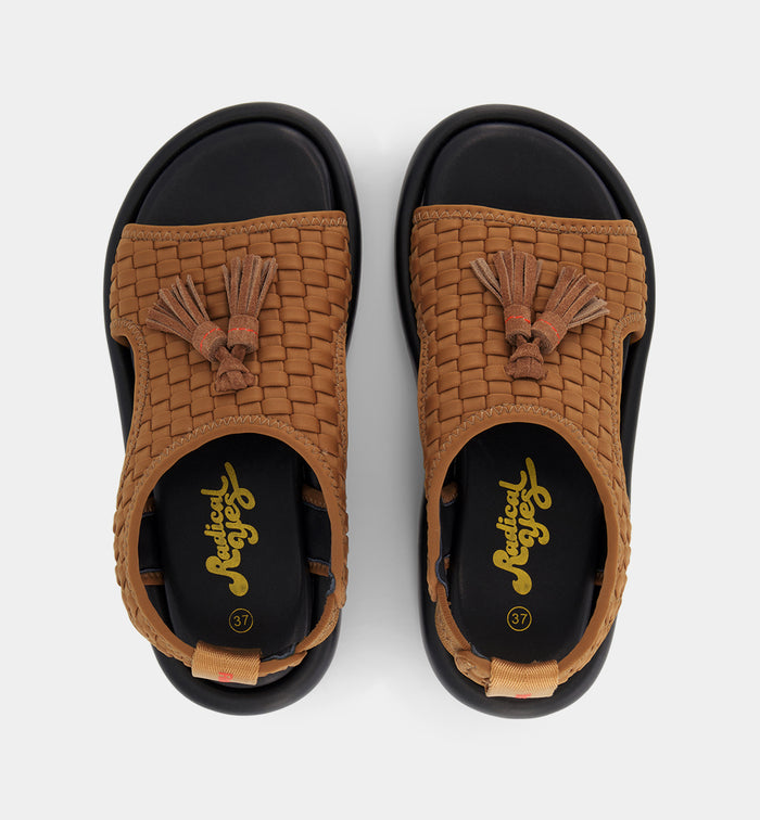 On Purpose Neoprene Woven Sandal | Warm Bronze