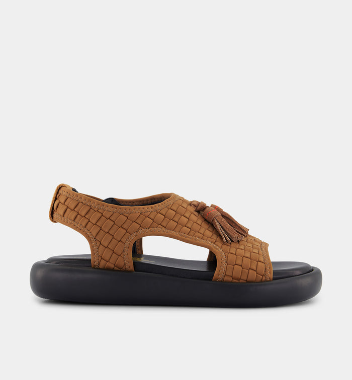 On Purpose Neoprene Woven Sandal | Warm Bronze