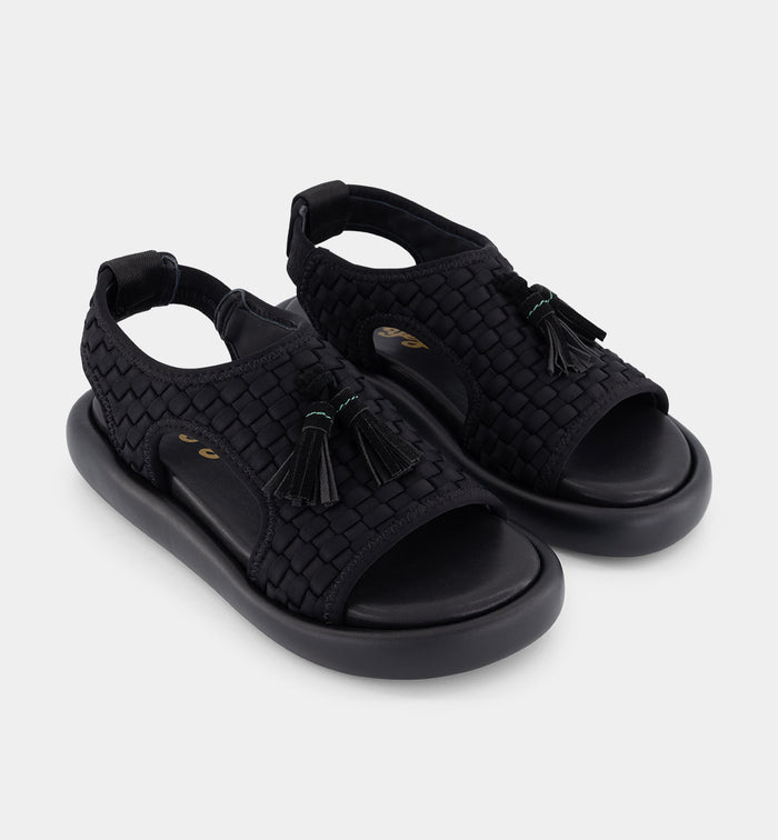 On Purpose Neoprene Woven Sandal | Black