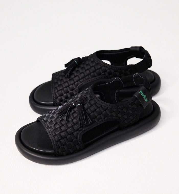 On Purpose Neoprene Woven Sandal | Black