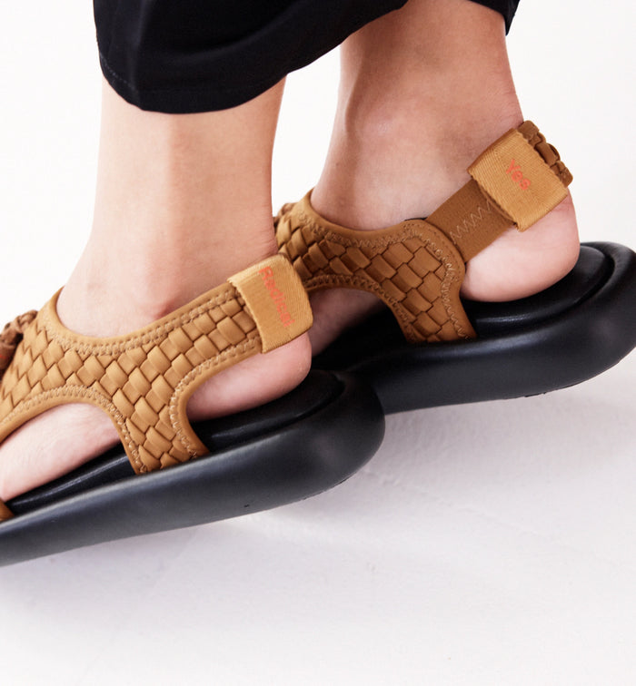 On Purpose Neoprene Woven Sandal | Warm Bronze