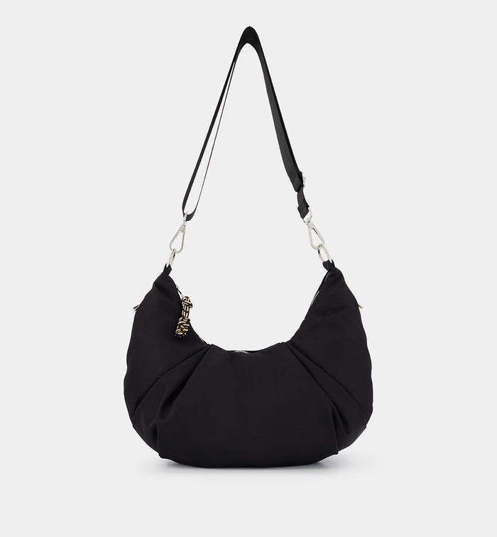 Only Lovers Large Nylon Sling Bag | Black