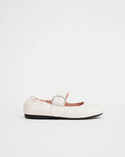 Petit Palais Buckle Shoe | Ecru