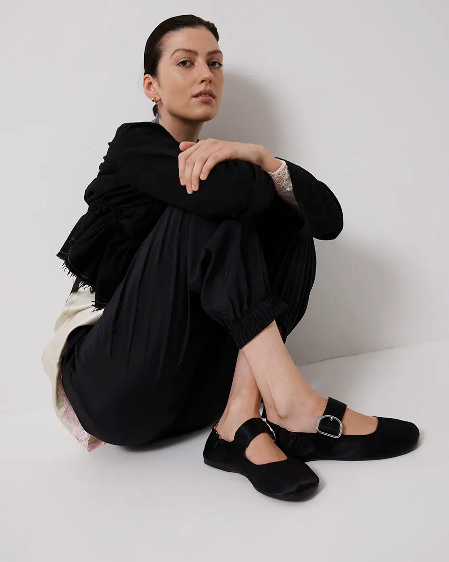 Petit Palais Buckle Shoe | Black