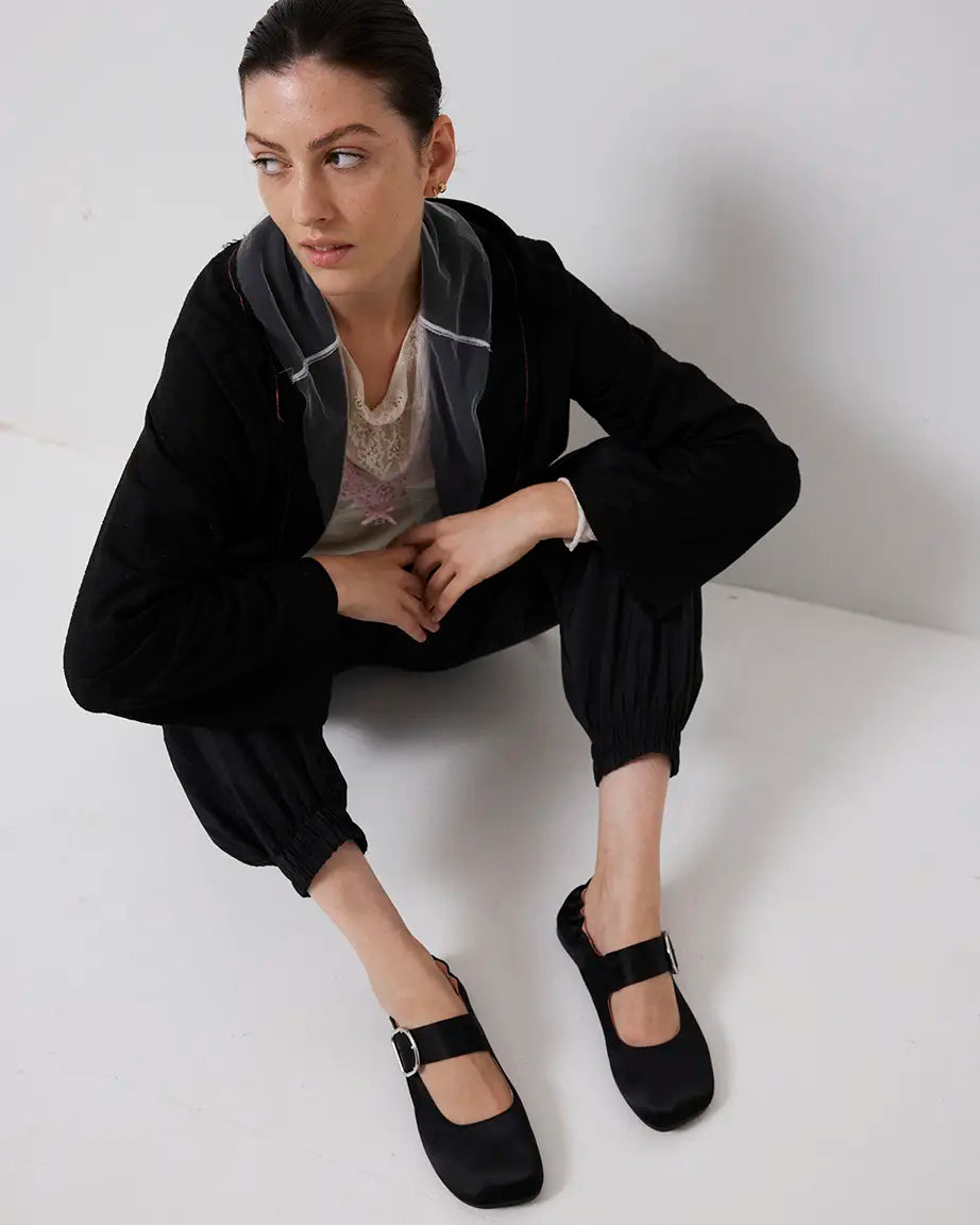 Petit Palais Buckle Shoe | Black