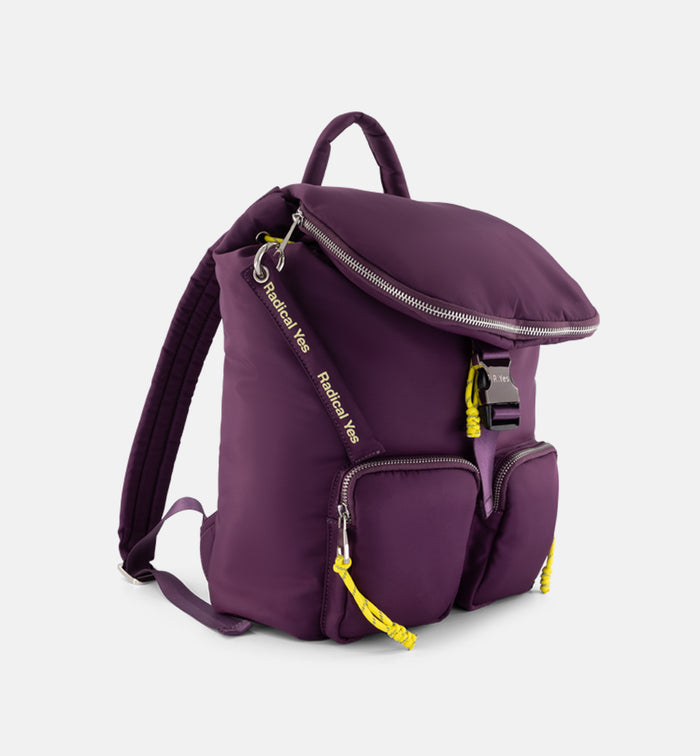 Pack the Stars Recycled Nylon Backpack | Midnight Plum