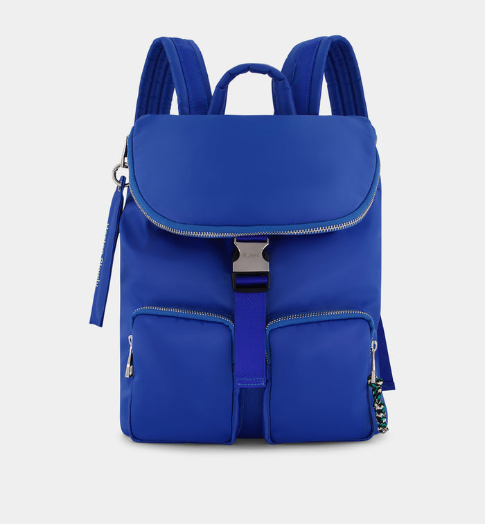 Pack the Stars Recycled Nylon Backpack | Retro Blue