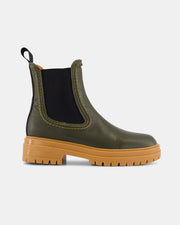 Reni Leather Chelsea Boots with Overstitch Detail | Pickle