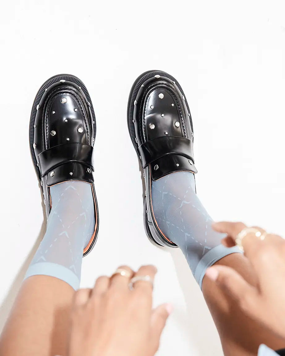 Saint Germain Modern Loafer | Black Stud