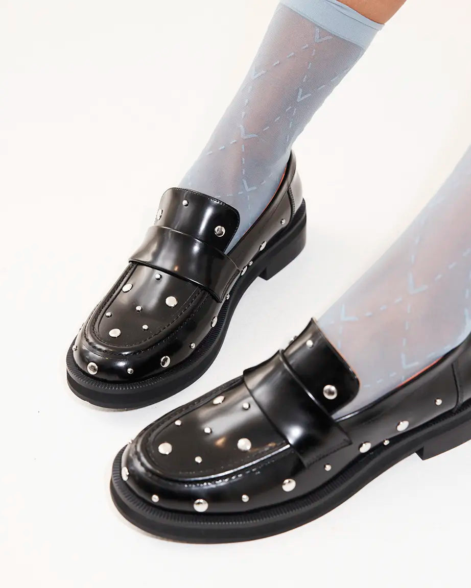 Saint Germain Modern Loafer | Black Stud