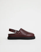 The Sartorialist Buckle Clog | Burnished Plum
