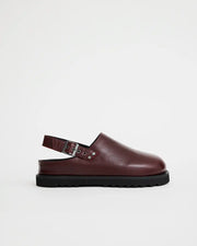 The Sartorialist Buckle Clog | Burnished Plum