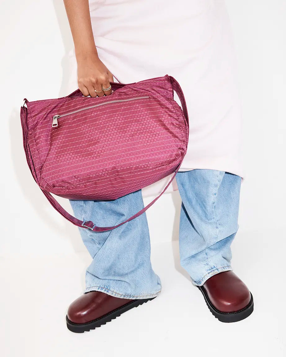 Arco Traveller Bag | Plum Stripe
