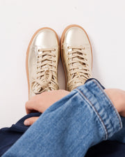 Saturn Returns High Top Sneaker | Gold
