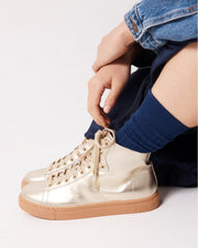 Saturn Returns High Top Sneaker | Gold