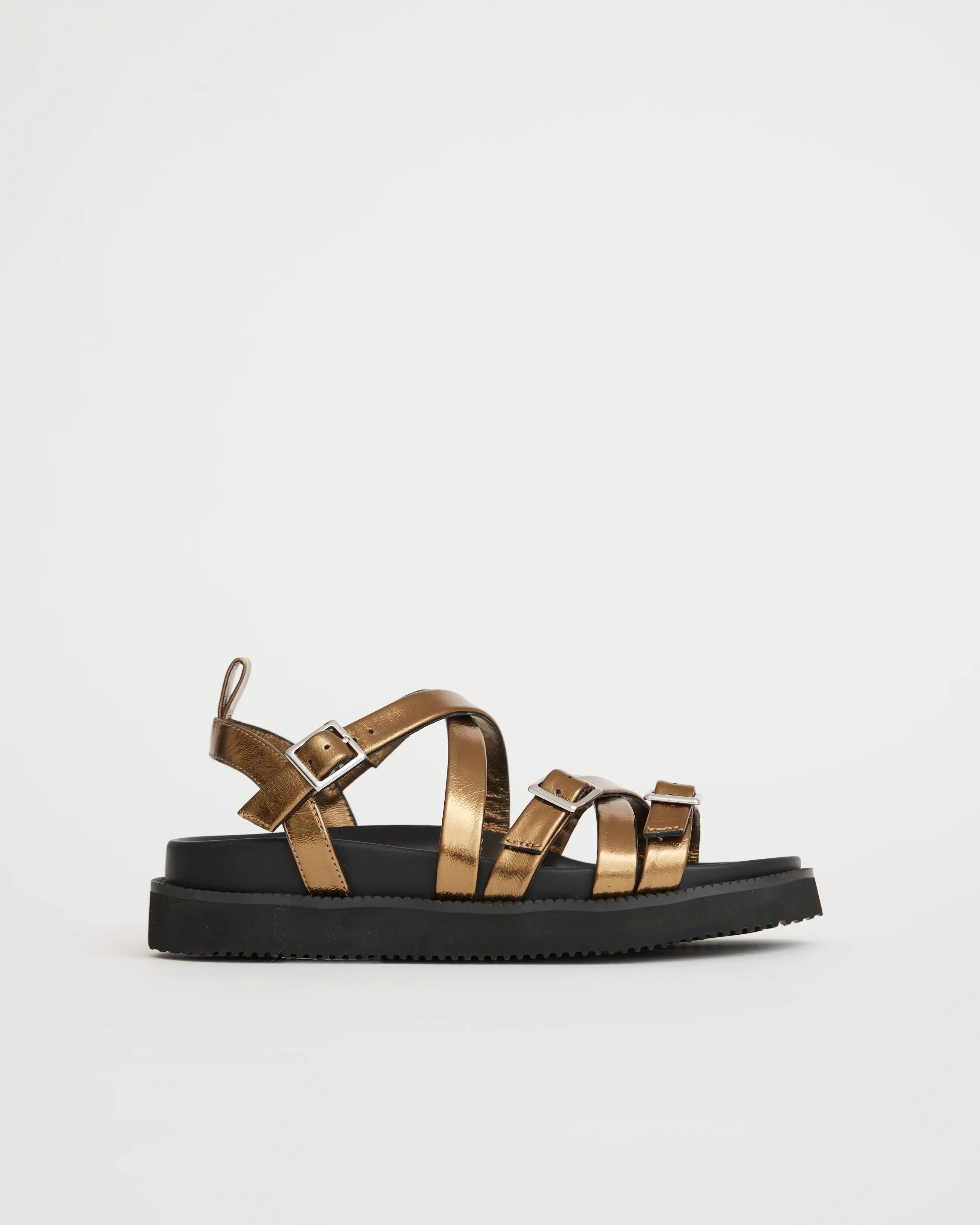 Sophia Strappy Sandal | Bronze Crush
