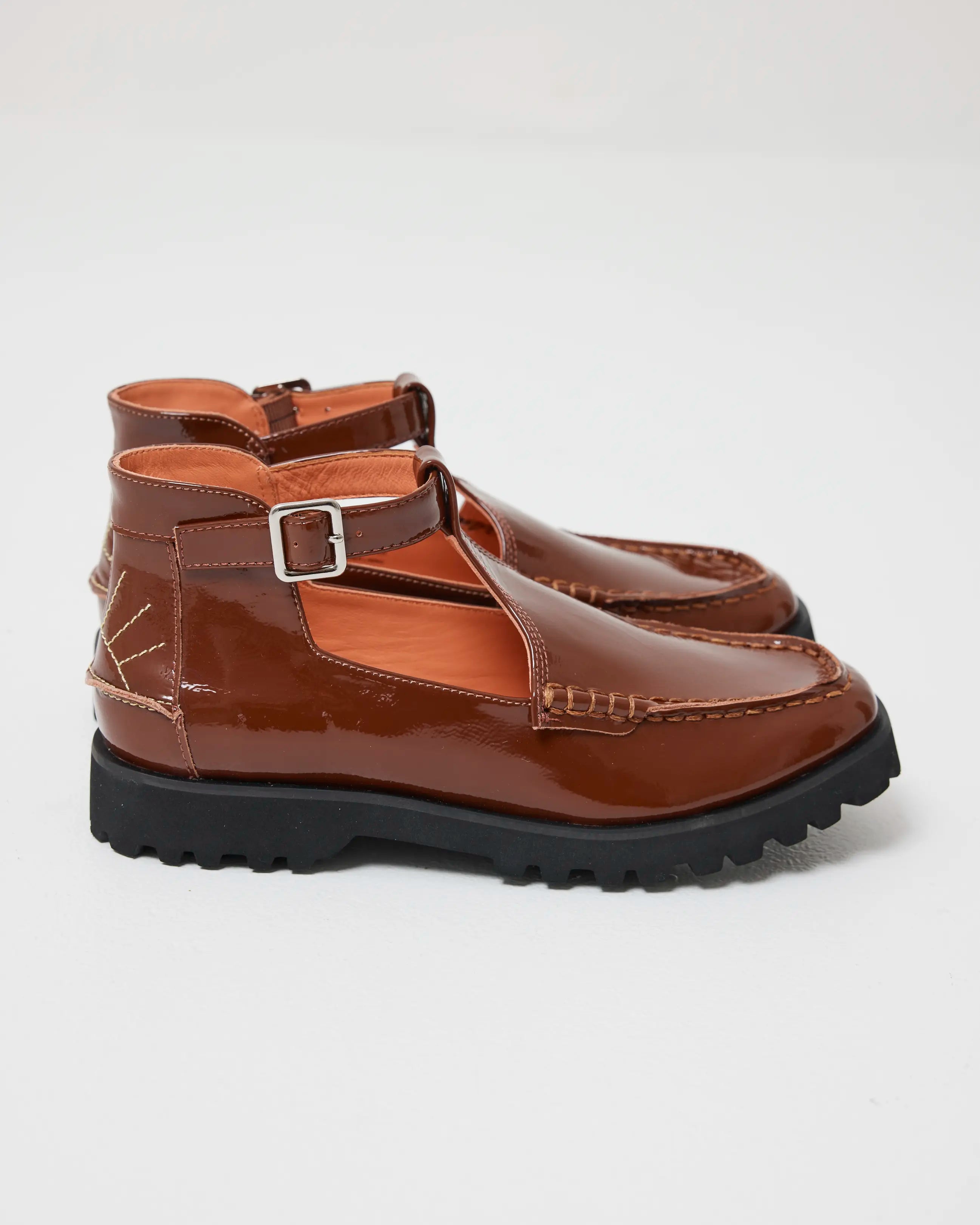 Astral T-Bar Leather Boot | Toffee