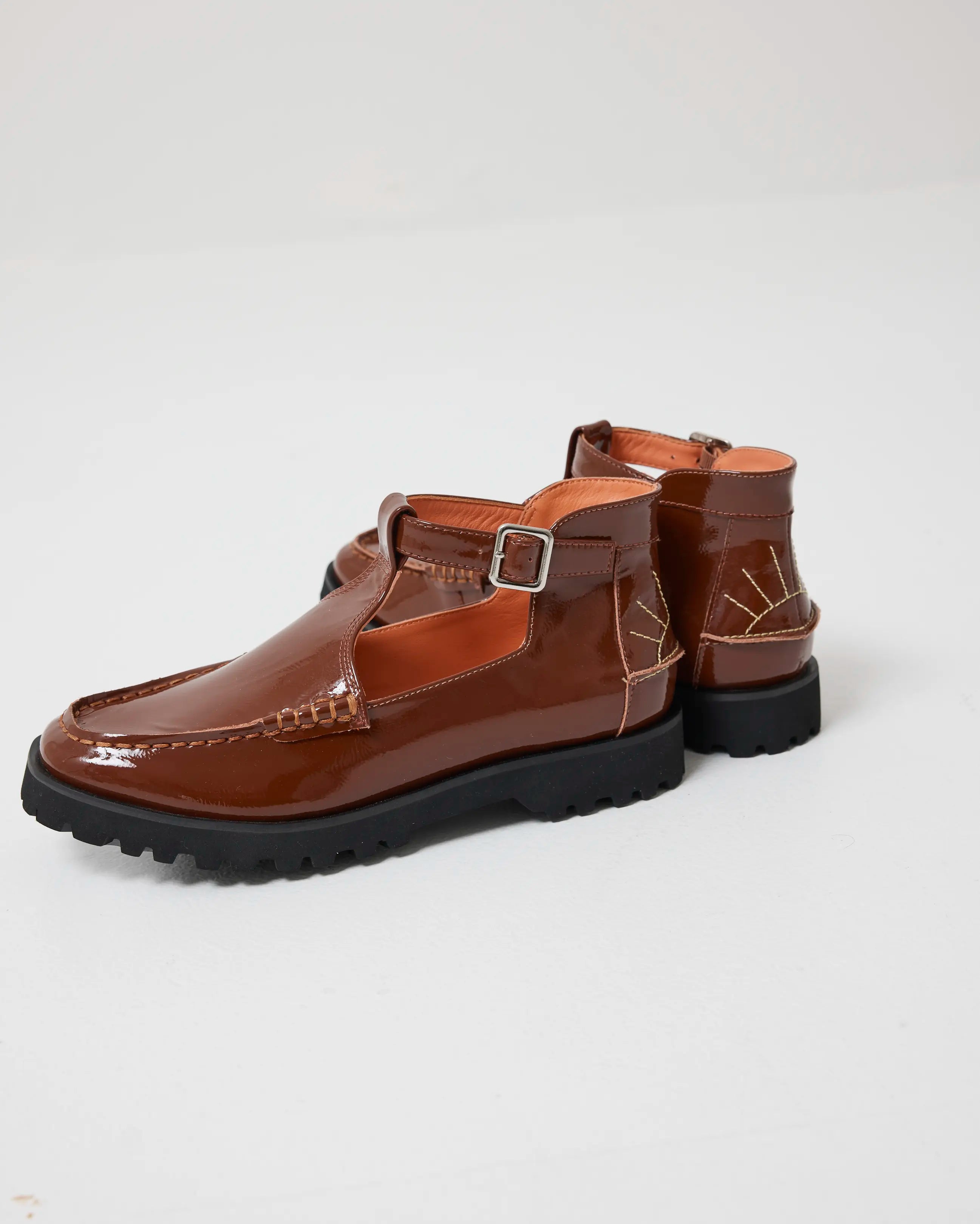 Astral T-Bar Leather Boot | Toffee