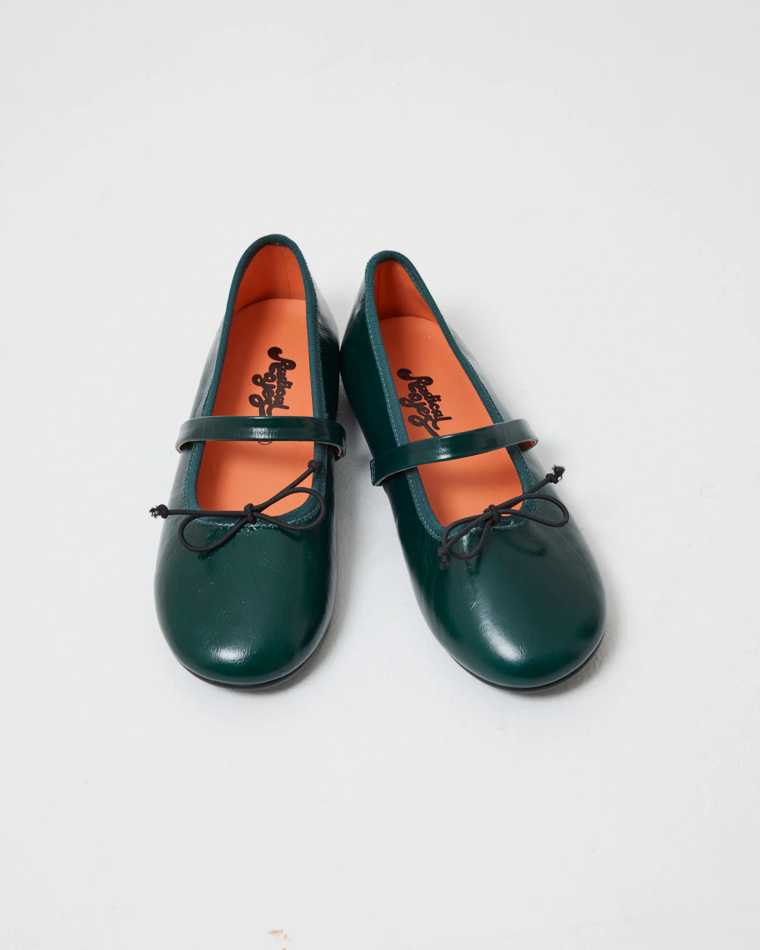 Blessed 2.0 Leather Ballet Flat | Jade Green