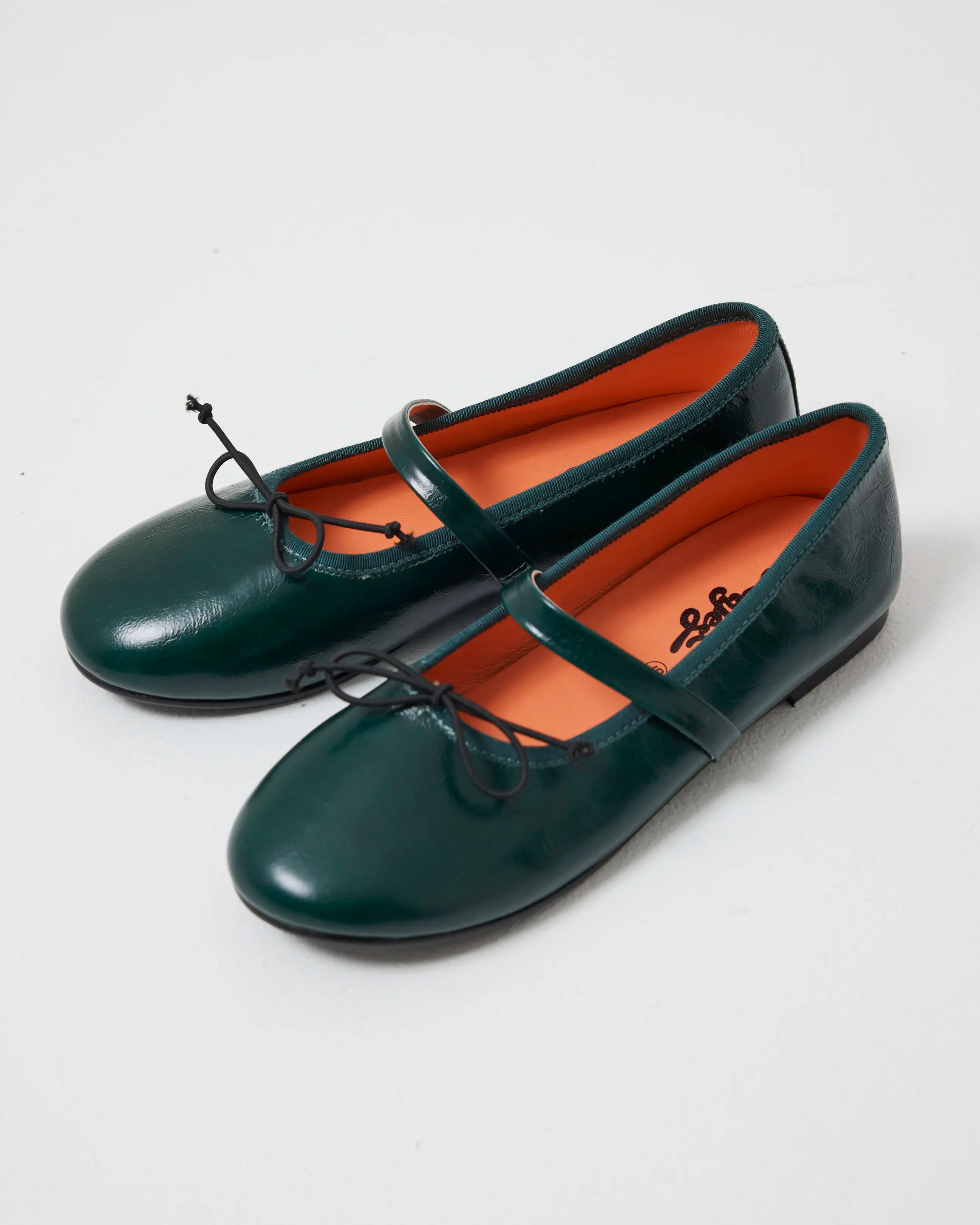 Blessed 2.0 Leather Ballet Flat | Jade Green