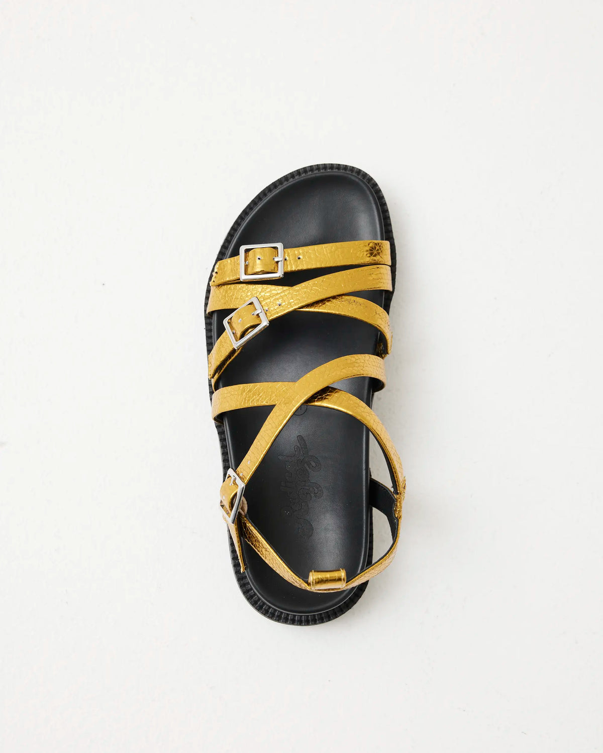 Sophia Strappy Sandal | Fourth Floor Gold