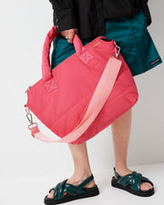 Maximilian Dance Tote in Nylon I Crimson