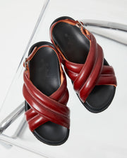 Summer Love Crossover Sandal | Biking Red