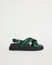 Summer Love Crossover Sandal | Jade Green